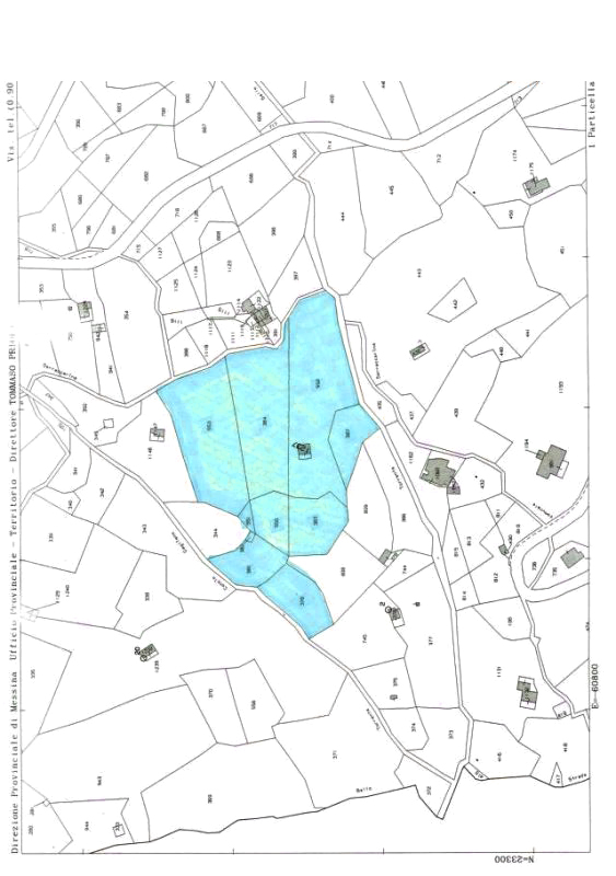 Cadastral map — Pettineo, Sicily