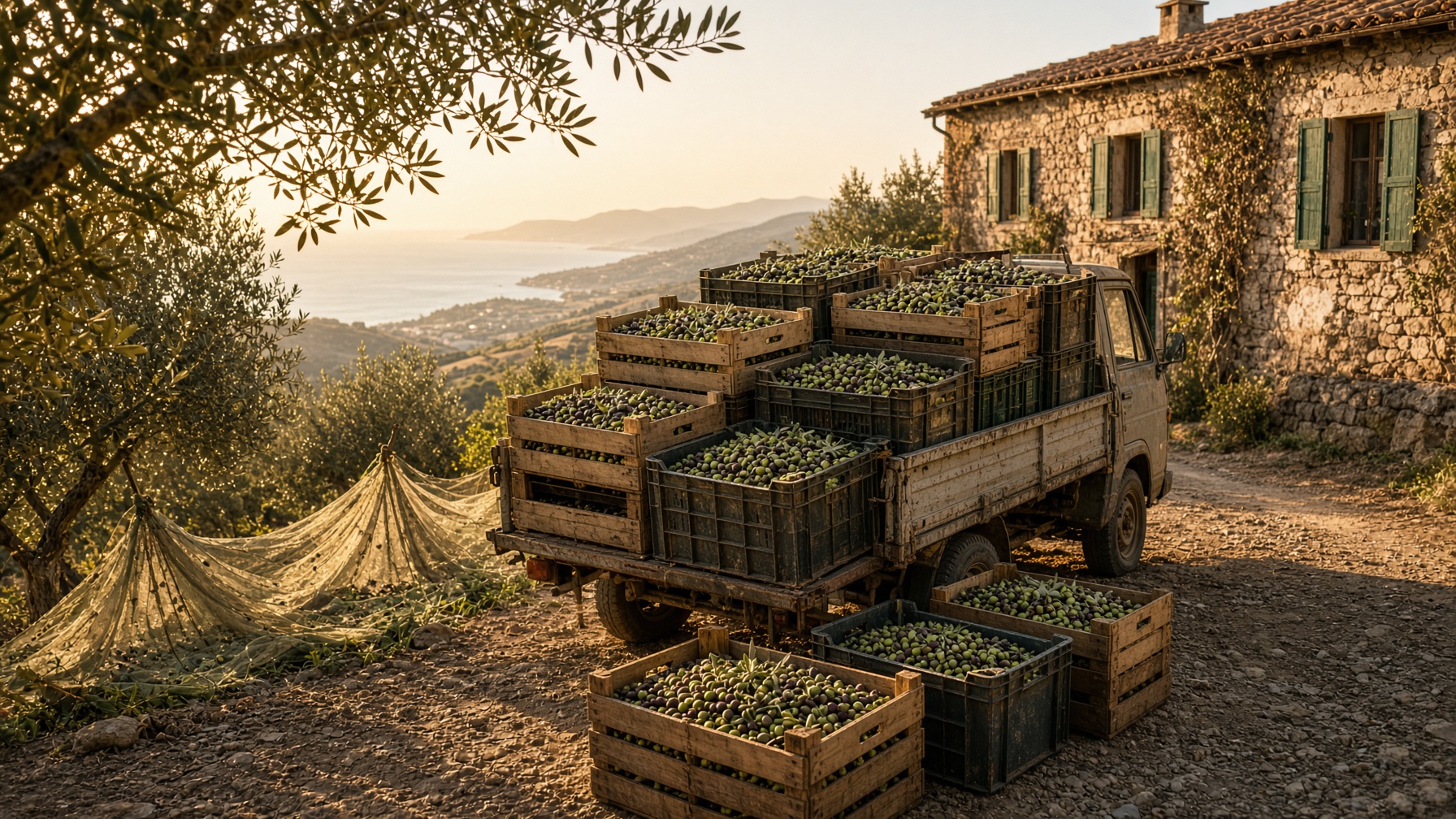 Sicilian olive grove