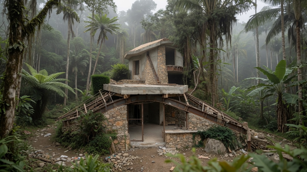 Roca Viva — hobbit-style stone home