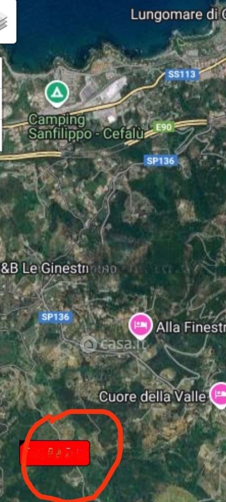 1950 ruin with 1.5 ha quiet green land near Gratteri, Gratteri
