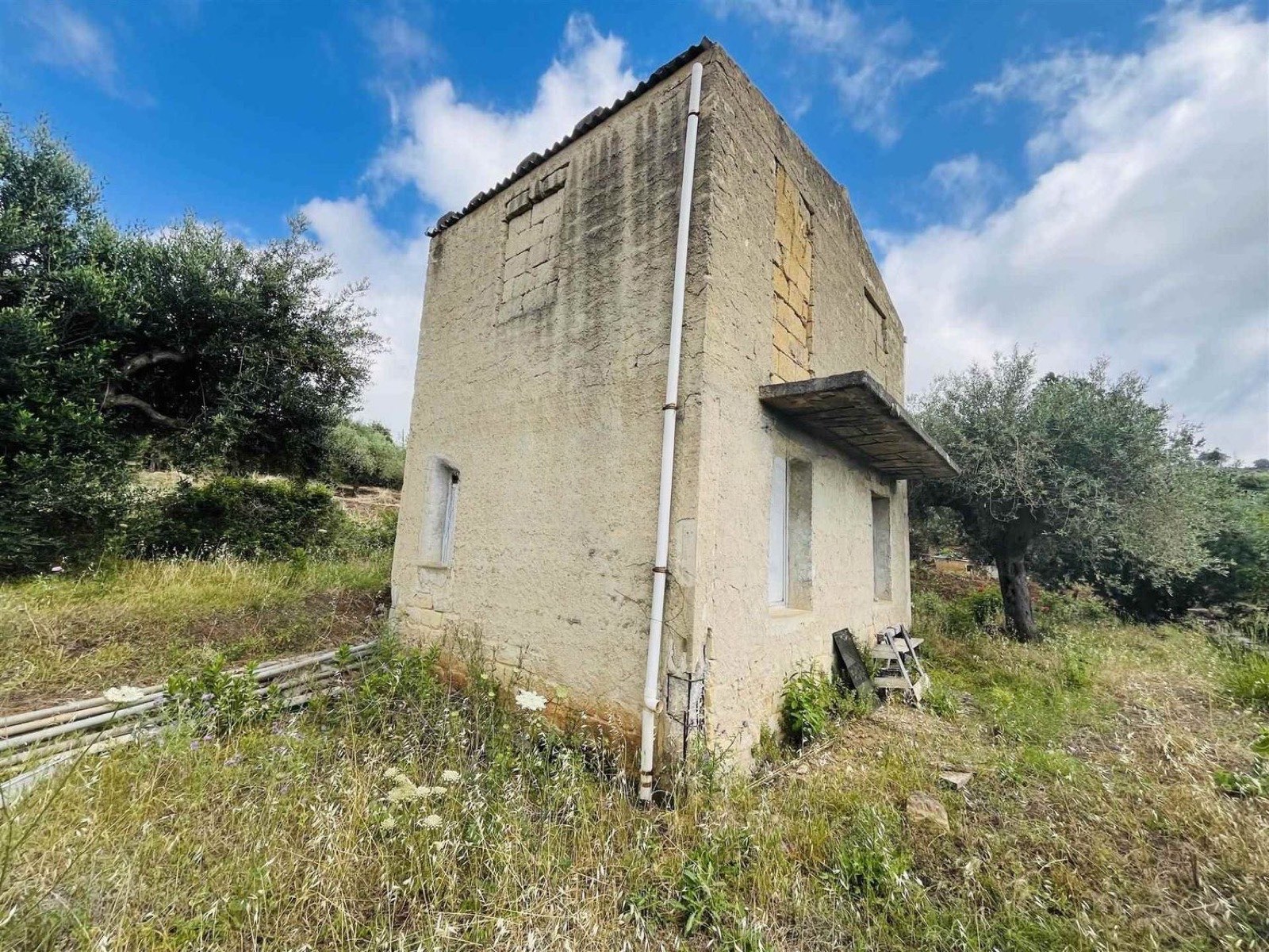 4500 m2 olive land with 44 m2 house, Gratteri